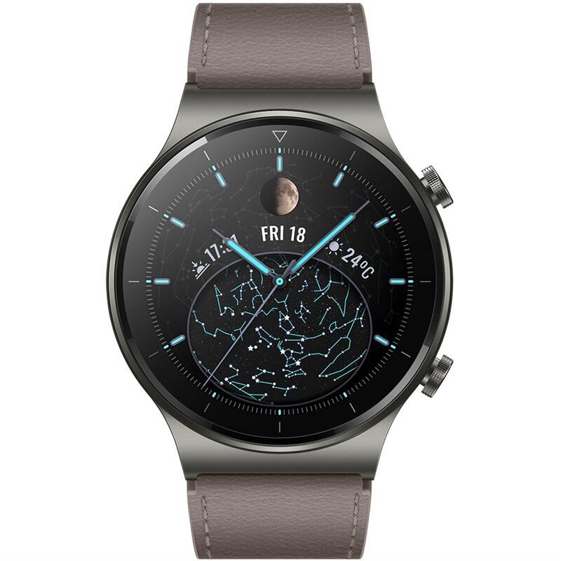 Chytré hodinky Huawei Watch GT 2 Pro 55025792 / 47 mm / 4 GB / GPS / Nebula Gray / ZÁNOVNÍ