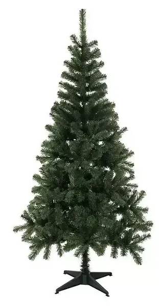 Vánoční stromek Edwards / jedle / umělý / 120 cm / včetně kovového stojanu /zelená