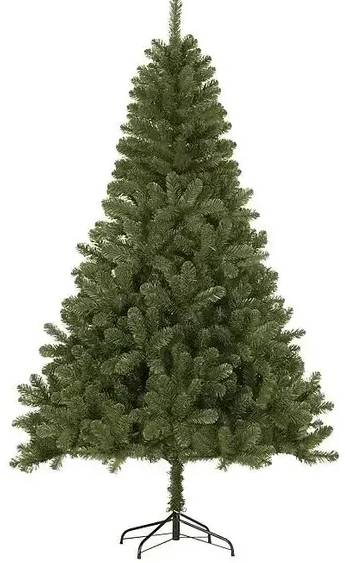 Vánoční stromek Canmore / umělý / jedle / 185 cm / Ø 115 cm / včetně kovového stojanu / zelená