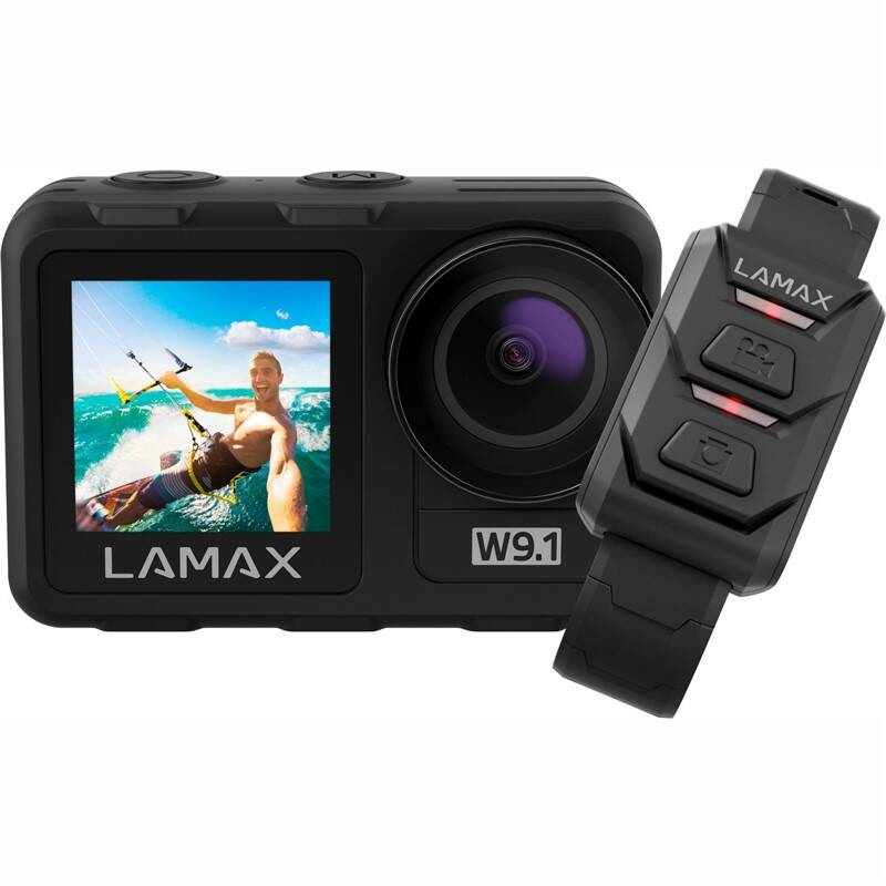 Outdoorová kamera Lamax W9.1 / 1,4" / 2" / 4K / CMOS / černá