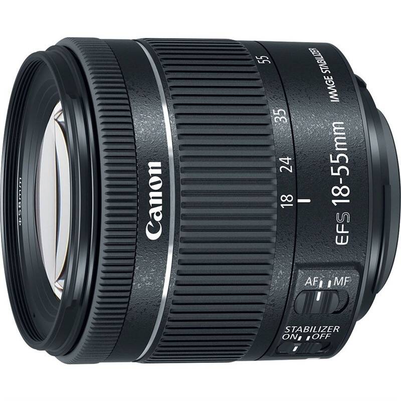 Objektiv Canon EF-S 18-55 mm f/4-5.6 IS STM / 1620C005 / černá / ROZBALENO