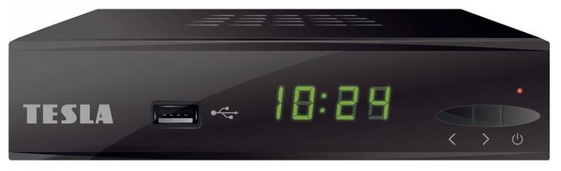 Set-top box Tesla TE-320 / podpora DVB-T2 / HDMI / 8 W / USB / černá / ROZBALENO