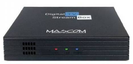Multimediální centrum Mascom MC A101T/C / DVB-T2 / K HDR / 16 GB / 2 GB / Android TV 10.0 / 4-jádrový / černá / POŠKOZENÝ OBAL