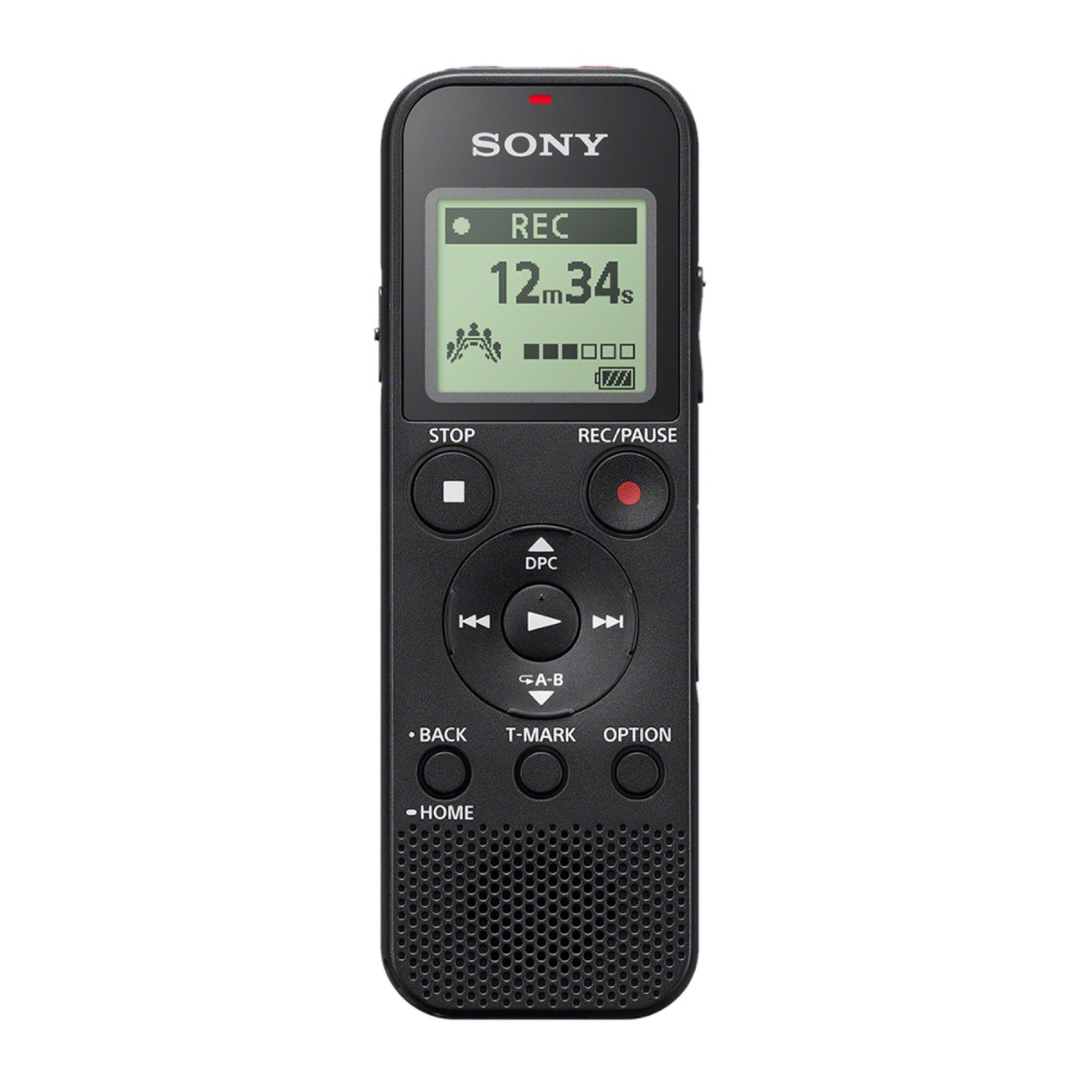 Diktafon Sony ICD-PX370 / 4 GB / formát MP3 / černá / POŠKOZENÝ OBAL