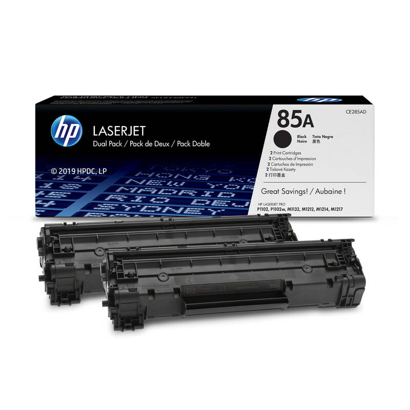 Toner HP CE285AD 2-pack / 2x 1600 str. / originální / kompatibilní s HP Laser Jet Pro P1100/M1130/M1210 / černá / POŠKOZENÝ OBAL