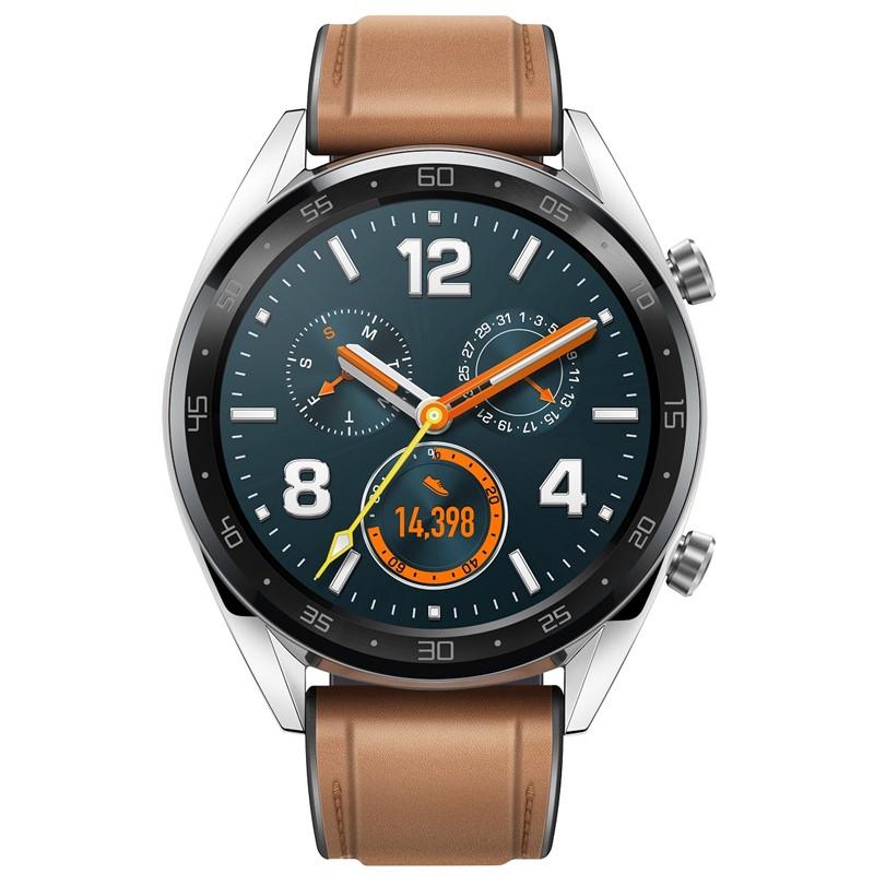 Chytré hodinky Huawei Watch GT / 1,39" (3,5 cm) AMOLED displej / 454 × 454 px / Bluetooth 4.1 / 420 mAh / hnědá / POŠKOZENÝ OBAL