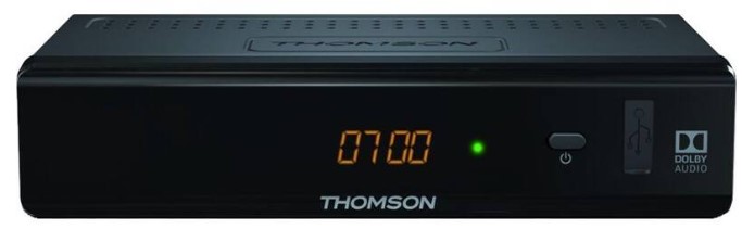 Set-top box Thomson THT741FTA / 7 W / DVB-T2 / HDMI / USB / černá / ROZBALENO