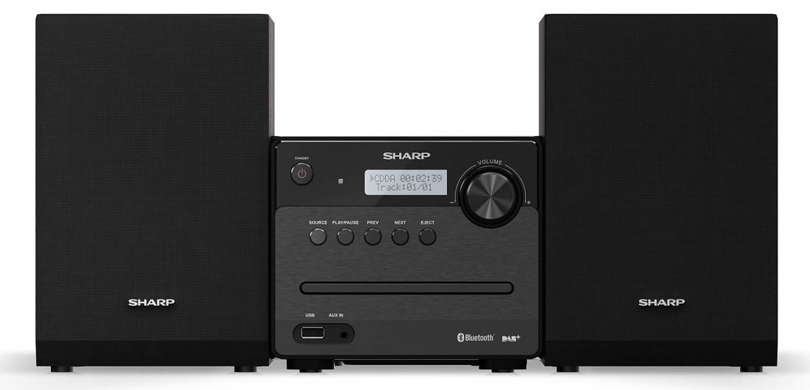Hi-Fi systém Sharp XL-B515D / 30 W / DAB+ / CD-Player / Soundsystem 2.0 / Bluetooth / černá / ZÁNOVNÍ