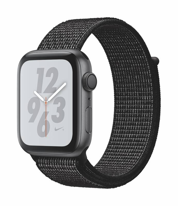 Chytré hodinky Apple Watch Nike+ Series 4 / 40 mm / 16 GB / GPS + Cellular / Black Loop / ZÁNOVNÍ