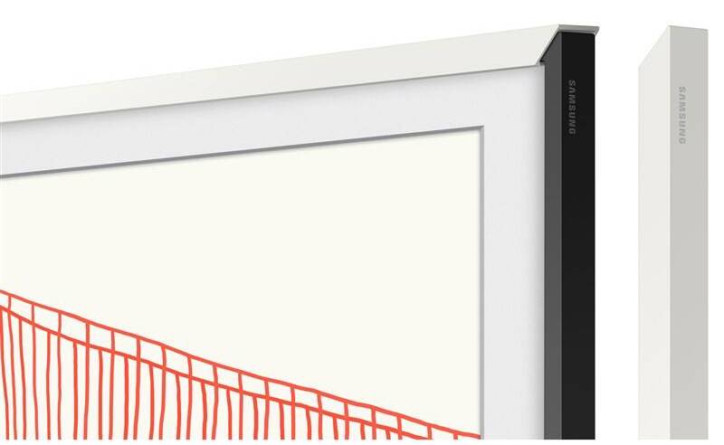 Výměnný rámeček Samsung pro Frame TV (VG-SCFA85WTBXC) s úhlopříčkou 85" (216 cm) / 2021 / určeno pro QLED TV / rovný design / bílá