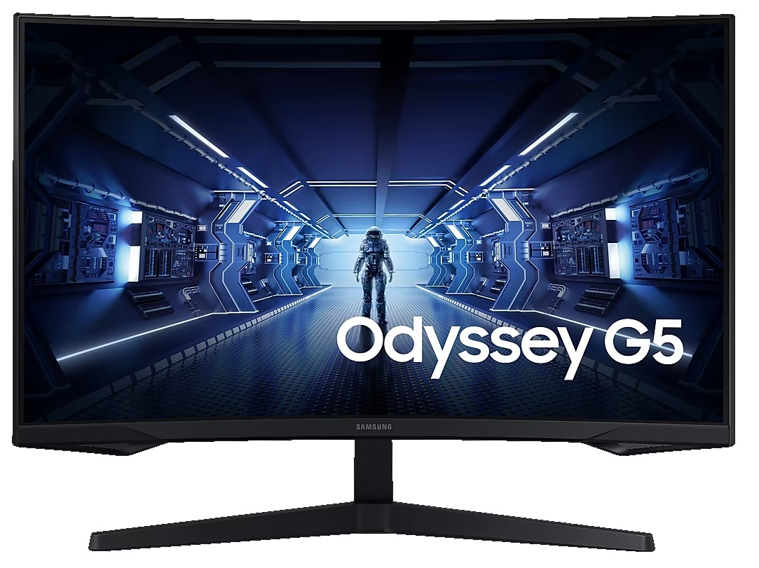 Herní monitor Samsung Odyssey G5 (C32G54TQBU) / 32" (81 cm) / 2560 × 1440 (QHD) / doba odezvy 1 ms / černá / ZÁNOVNÍ