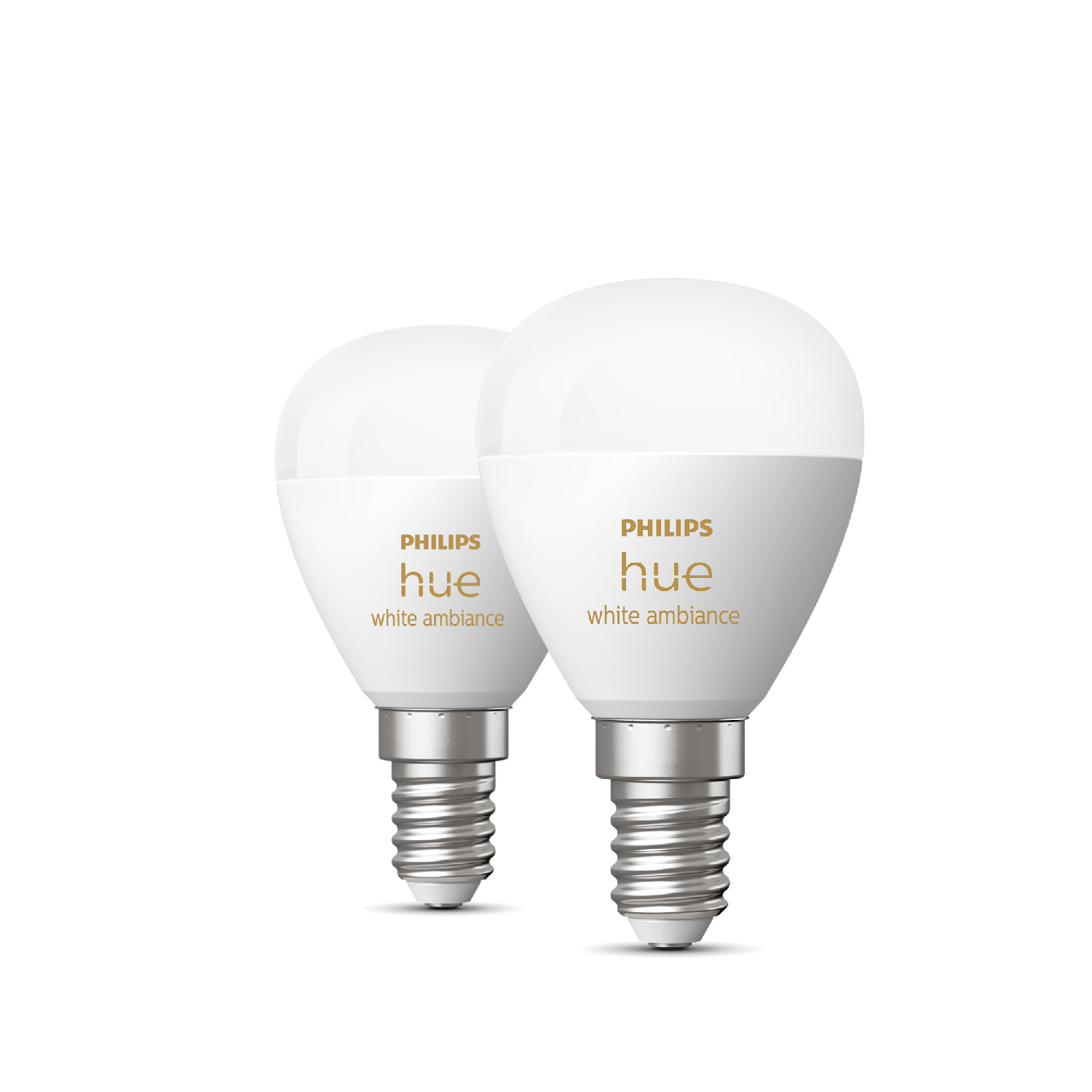 Chytrá LED žárovka Philips Hue Bluetooth / 5,1 W / E14 / 2 ks / bílá