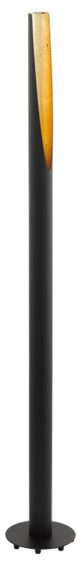 Designová stojací LED lampa Eglo Barbotto 97584 / 5 W / ocel / černá/zlatá