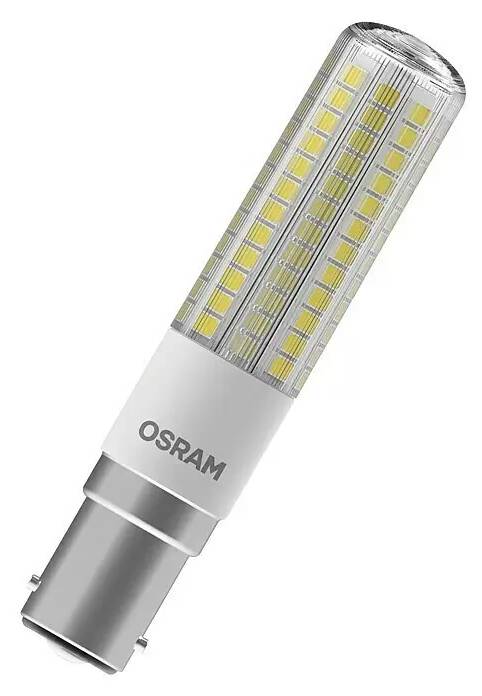 LED žárovka Osram / úhel paprsku 320° / základna B15d / < 0,5 s / 7 kWh/1000 h / 7 W / -20 °C až 40 °C / bílá/průhledná