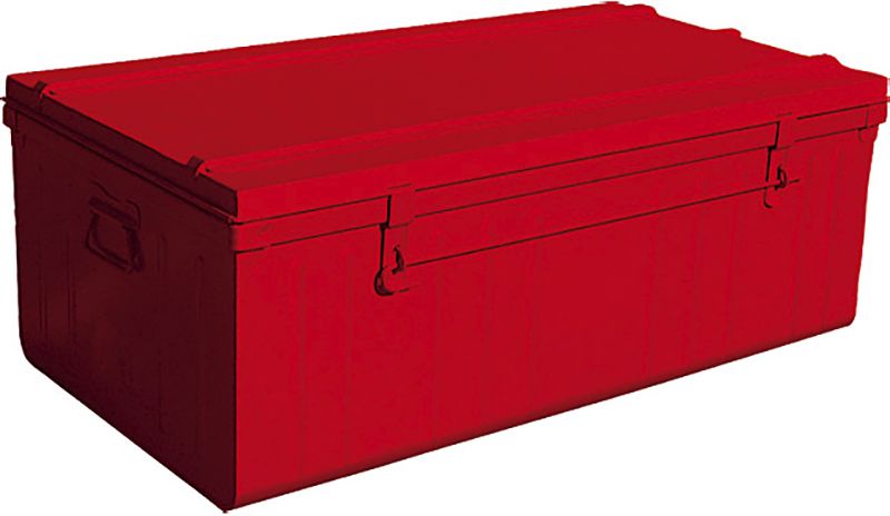 Box na nářadí / 100 cm / ocel / červená