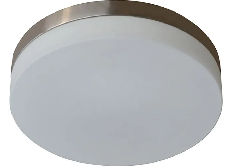 Kulaté stropní svítidlo / 40 W / 3 ks žárovek / Ø 30 cm / E27 / bílá