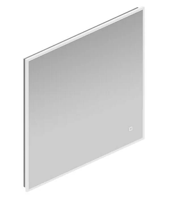 Zrcadlo s LED osvětlením / 75 x 100 cm / 24 W / IP44 / stříbrná