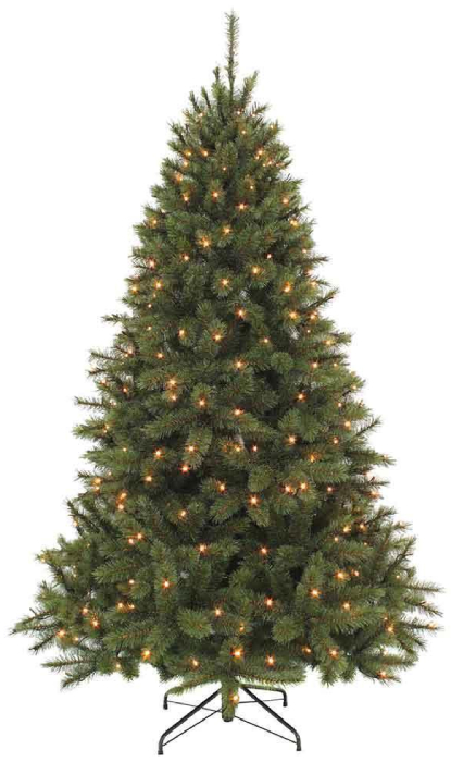 Vánoční stromek Triumph Tree s integrovaným osvětlením / 184 LED / jedle / 185 cm / PVC/PE / zelená / ZÁNOVNÍ