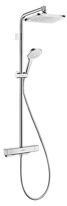 Sprchový systém Hansgrohe Croma E Showerpipe 280 1jet Varia / 4 typy trysek / 10 l/min. / 1 ½″ / kov / plast / chrom