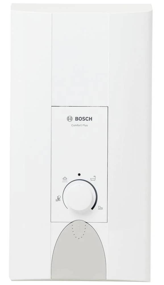 Elektrický průtokový ohřívač vody Bosch Home 7736504710 Tronic Comfort plus / LED indikátor / 21 kW / IP25 / 15 dBA / bílá