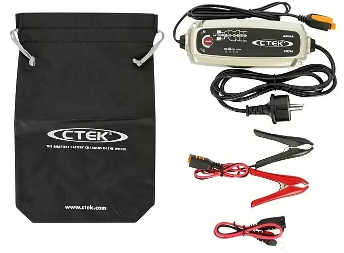Automatická nabíječka CTEK MXS 5.0 EU / 14,4-15,8 V / 12 V / 220-240 V / stříbrná/černá