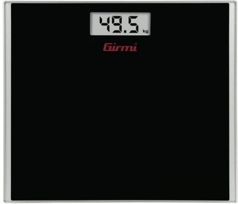 Digitální osobní váha Girmi BP2000 / nosnost 150 kg / baterie AAA / sklo / černá / ROZBALENO