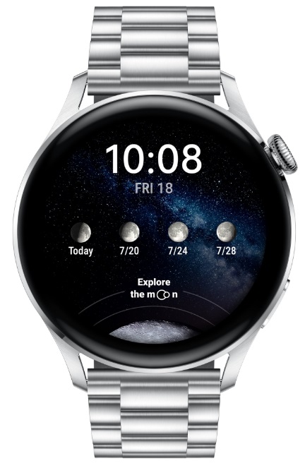 Chytré hodinky Huawei Watch 3 Elite 55026818 / 46 mm / 16 GB / GPS / 4G LTE / Stainless Steel Case / Silver / 2. JAKOST
