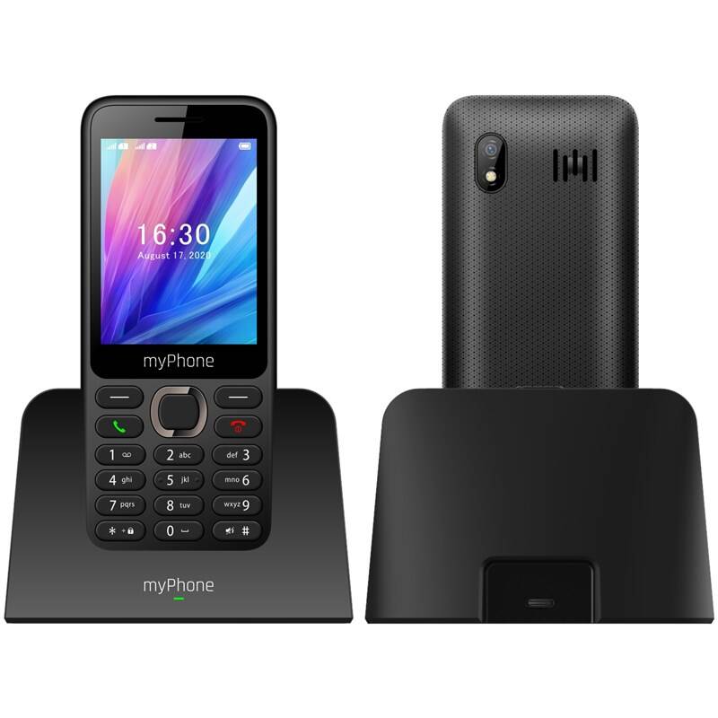 Mobilní telefon myPhone S1 LTE TELMYS1BK / 64MB/128MB / 4G LTE / černá / ROZBALENO