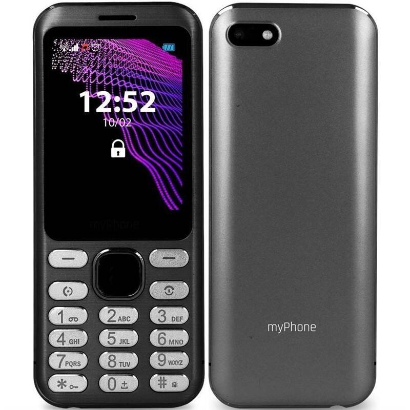 Mobilní telefon myPhone Maestro plus (TELMYMAESTRPBK) / 2,8" (7,1 cm) / 64 MB/128 MB / 2 Mpx / černá / POŠKOZENÝ OBAL