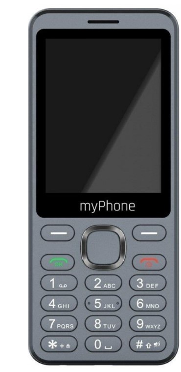 Mobilní telefon myPhone Maestro 2 Plus / 2,8" / 320 × 240 px / 0,3 Mpx / šedá