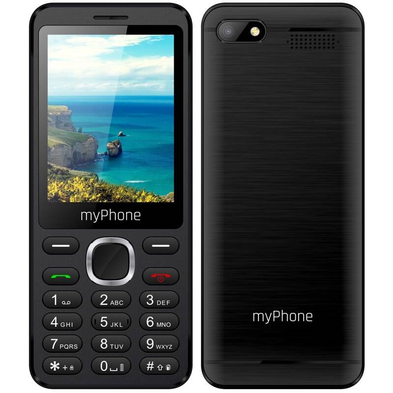 Mobilní telefon myPhone Maestro 2 / 2,8" (7,1 cm) / 240 x 320 px / 32 MB/32 GB / černá / ROZBALENO