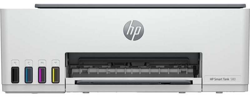 Multifunkční inkoustová tiskárna HP Smart Tank 580 / rychlost tisku až 12 str./min. / bílá