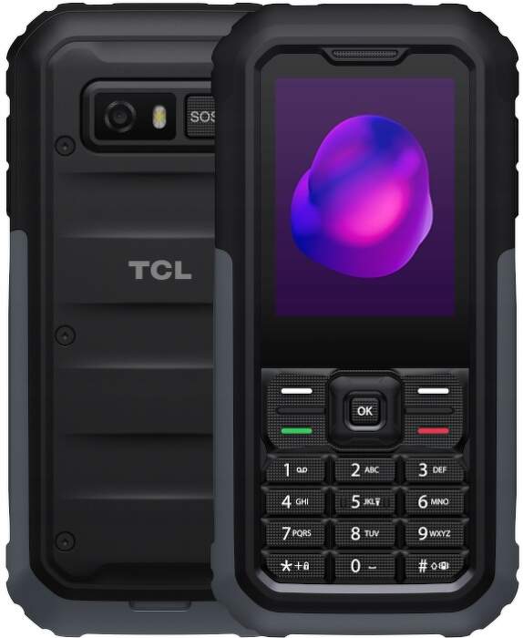 Mobilní telefon TLC 3189 Himalaya Gray / 68MB/128MB / 2,4" / Dual SIM / šedá / POŠKOZENÝ OBAL