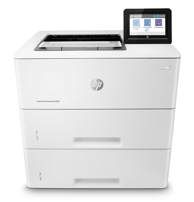 Multifunkční laserová tiskárna HP LaserJet Enterprise M507x / rychlost tisku až 43 str./min. / bílá / POŠKOZENÝ OBAL