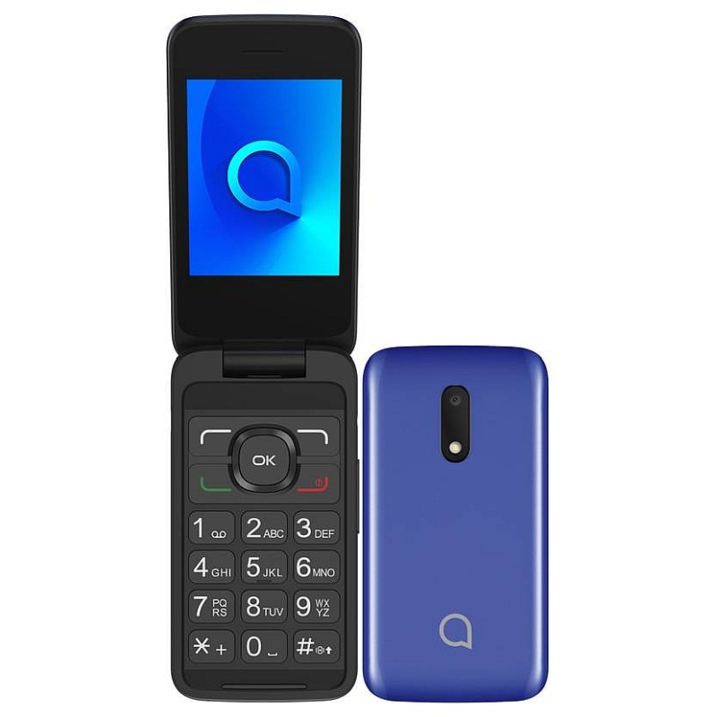 Mobilní telefon Alcatel 3025X / 2,8" (7,1 cm) TFT LCD displej / 2 Mpx / 320 × 240 px / 256 MB / modrá / ROZBALENO