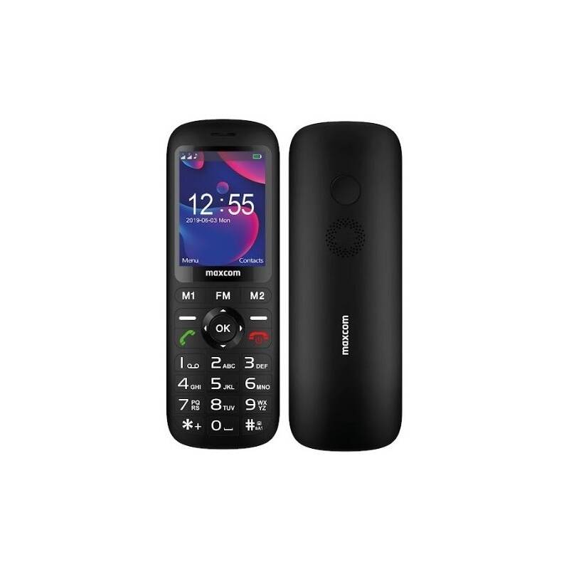 Mobilní telefon MaxCom Comfort MM740 / 2,4" / Bluetooth / černá