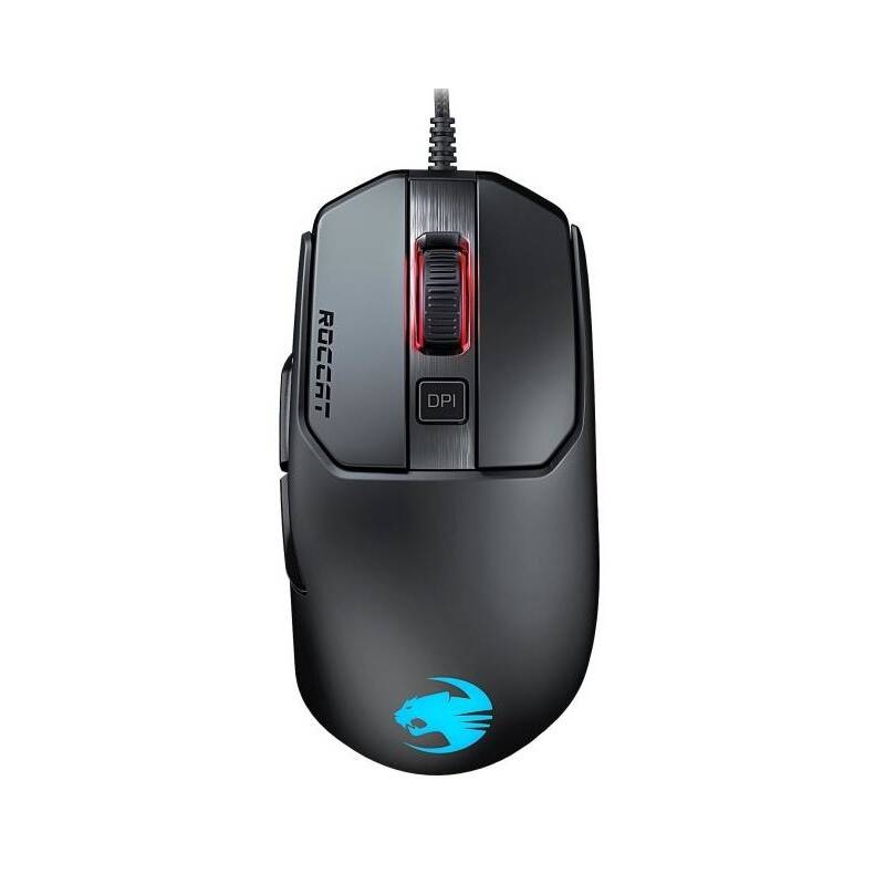 Herní myš Roccat Kain 120 Aimo (ROC-11-612-BK) / 6 tlačítek / 16000 DPI / USB 2.0 / černá / ZÁNOVNÍ