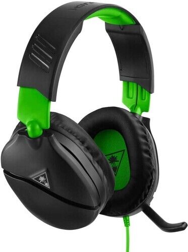 Herní headset Turtle Beach Recon 70X Black pro Xbox One / 3,5 mm jack / 20 - 20000 Hz / 40 mm měniče / černá/zelená / ZÁNOVNÍ