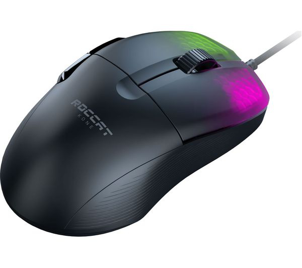 Herní myš Roccat Kone Pro (ROC-11-400-02) / 19000 DPI / USB-A / černá / ZÁNOVNÍ