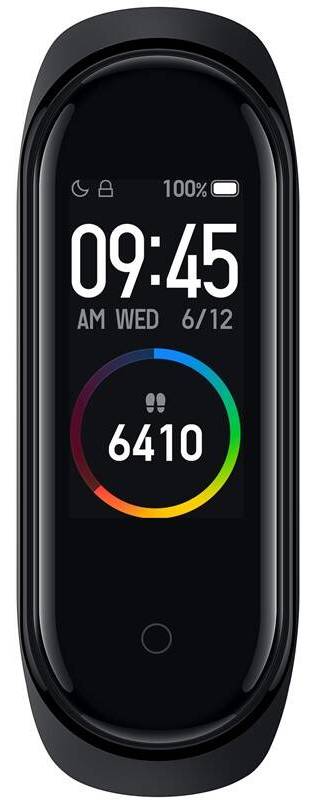 Fitness náramek Xiaomi Mi Band 4 (24493) / 16 MB / 240 x 120 px / Bluetooth 5.0 / 0,95" (2,4 cm) / AMOLED displej / černá / ROZBALENO