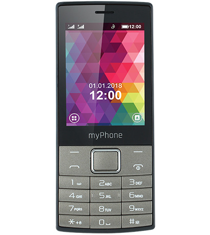 Mobilní telefon myPhone 7300 Dual SIM / 2,8" (7,1 cm) / TFT displej / 320 × 240 px / černá/stříbrná / ROZBALENO