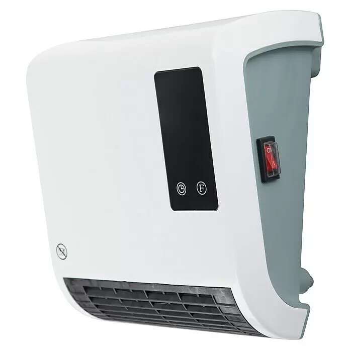 Teplovzdušný koupelnový ventilátor / 2000 W / pro 20 m² / bílá / 2. JAKOST
