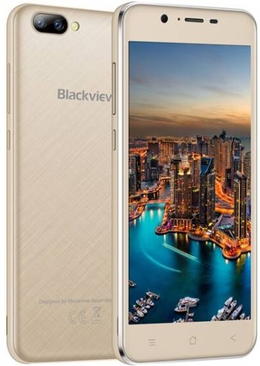 Mobilní telefon iGET BLACKVIEW GA7 (84000417) / 5" / 8GB / 1 GB / zlatá / ZÁNOVNÍ