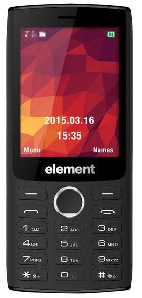 Mobilní telefon Sencor Element P030 (30014623) / 1500 mAh / 240× 320 px / TFT displej / 2,8" (7,1 cm) / černá / ROZBALENO