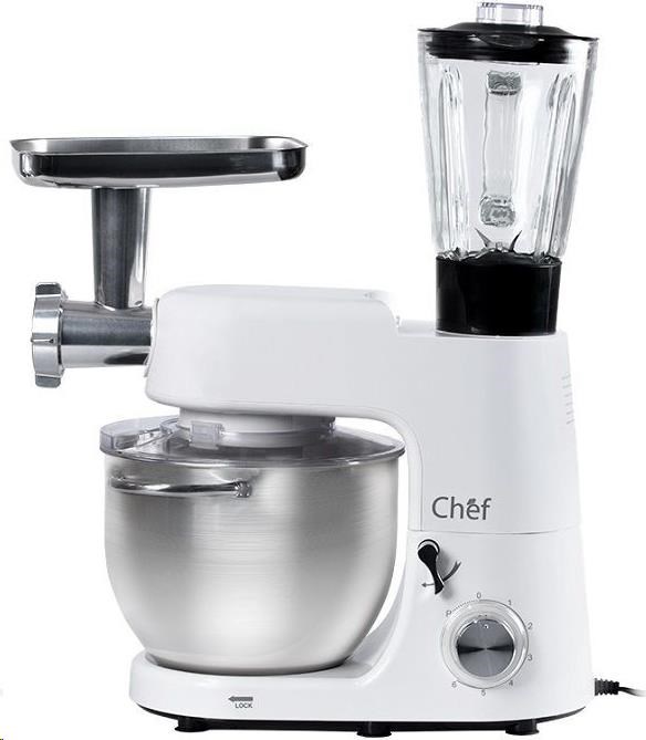 Multifunkční kuchyňský robot Orava Chef / 1400 W / 7 l / nerez / bílá / ZÁNOVNÍ