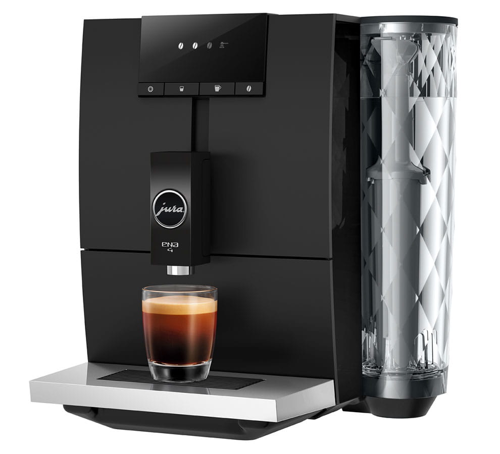 Automatický kávovar Jura ENA 4 / 1450 W / 1,1 l / 15 bar / Full Metropolitan Black / ZÁNOVNÍ