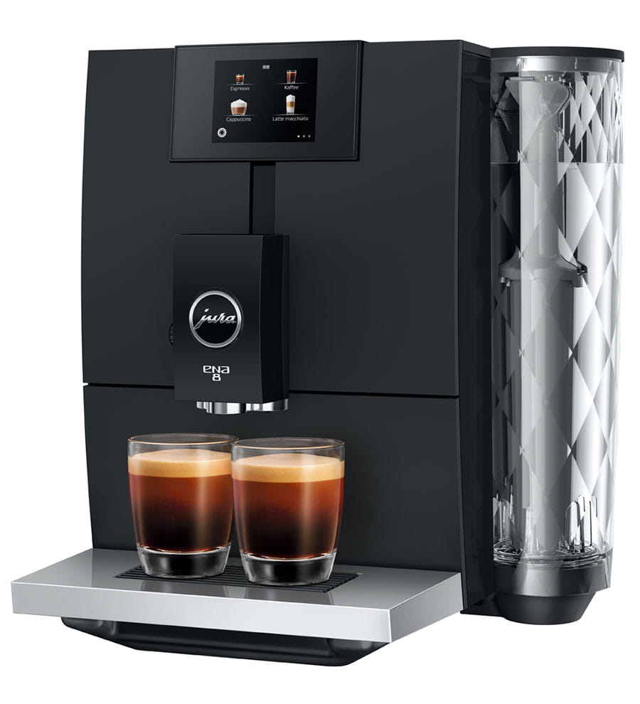 Automatický kávovar Jura ENA 8 / 1450 W / 1,1 l / 15 bar / Full Metropolitan Black / POŠKOZENÝ OBAL