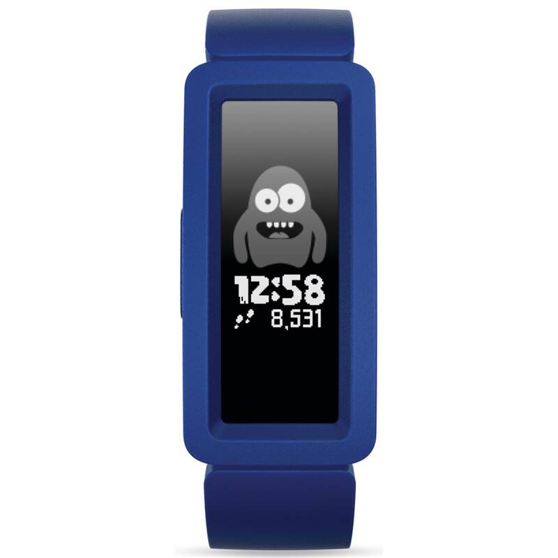 Fitness náramek pro děti Fitbit Ace 2 (FB414BKBU) / 1,3" / Bluetooth / dotykový / modrá / žlutá / ROZBALENO