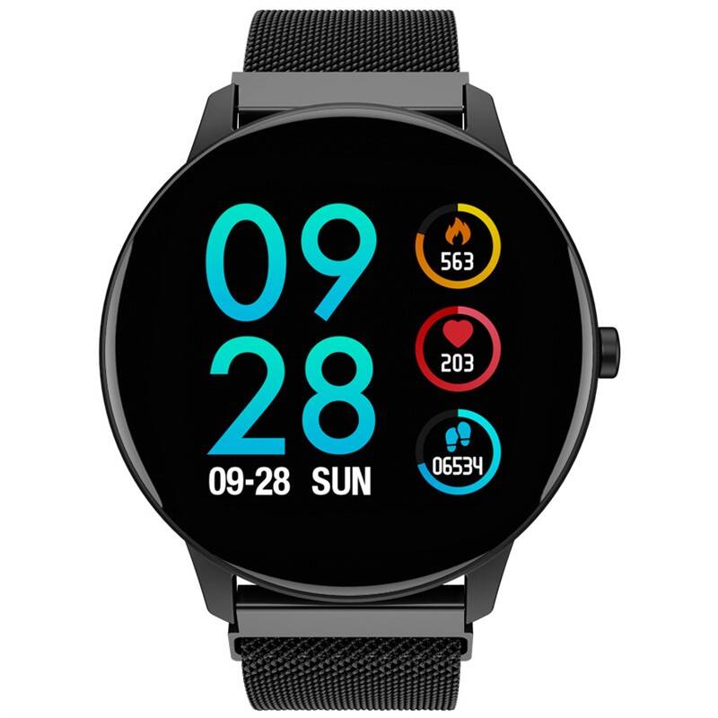 Fitness náramek Carneo SlickFit Oxygen+ (8588006962895) / 240 × 240 px / krokoměr / Bluetooth 4.0 / 1,3" (3,3 cm) LED displej / černá