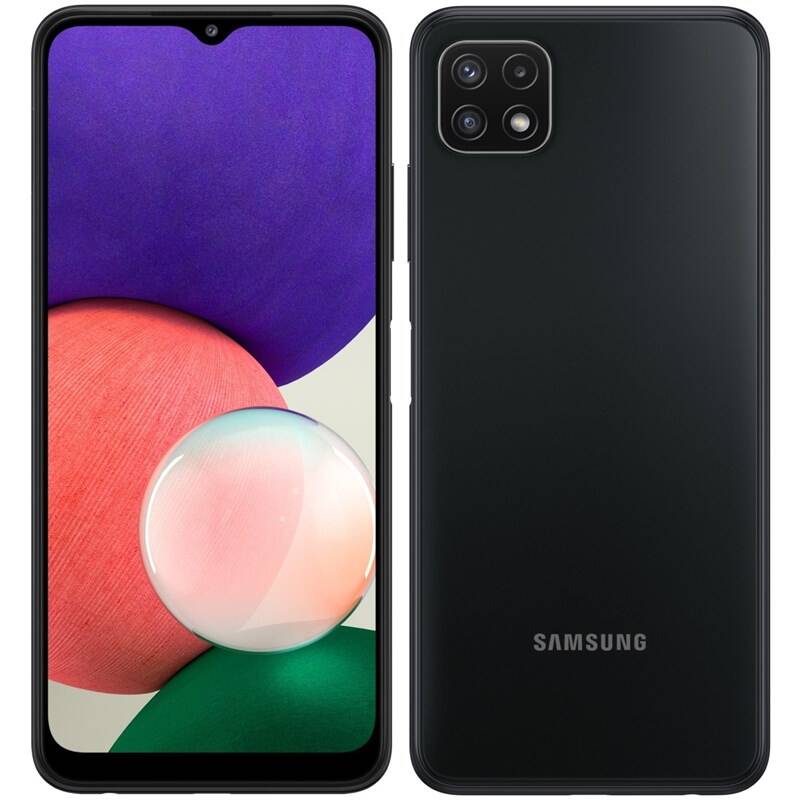 Mobilní telefon Samsung Galaxy A22 / 6,6" / 4GB/64GB / Dual SIM / Bluetooth / Wi-Fi / GPS / Grey / ZÁNOVNÍ